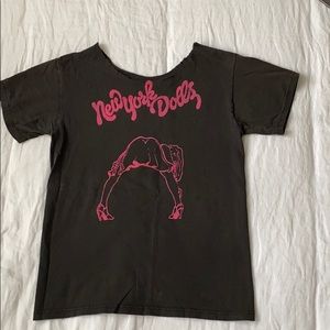 vintage New York dolls shirt